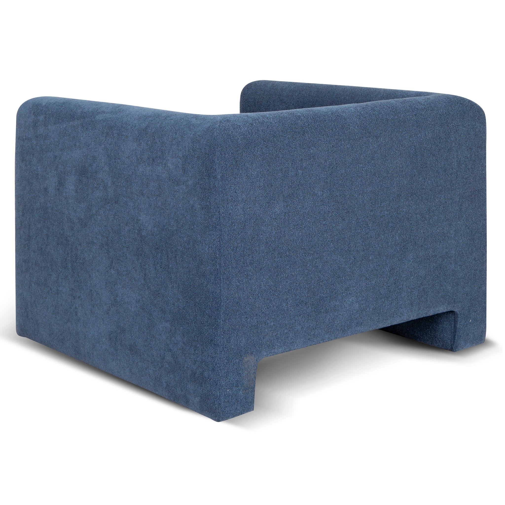 Dilipa Fabric Armchair - Navy Blue Armchair K Sofa-Core