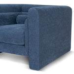 Dilipa Fabric Armchair - Navy Blue Armchair K Sofa-Core
