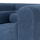 Dilipa Fabric Armchair - Navy Blue Armchair K Sofa-Core