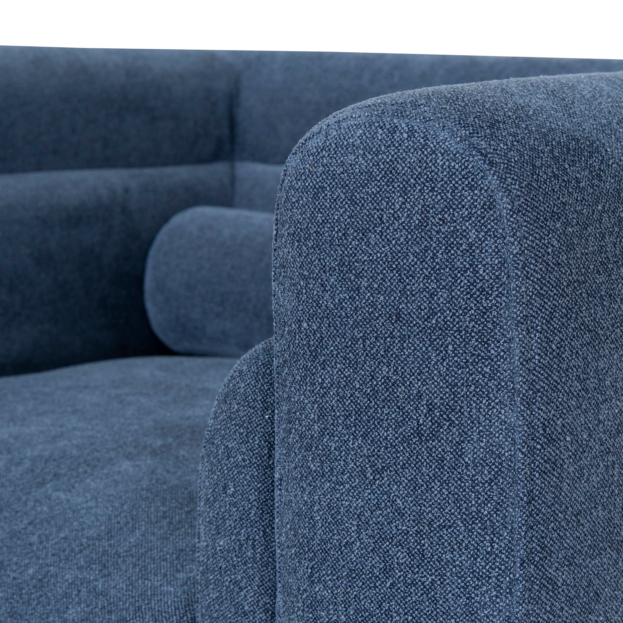 Dilipa Fabric Armchair - Navy Blue Armchair K Sofa-Core