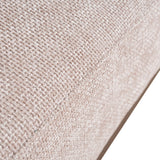 Montara Walnut Armchair - Blush Linen Armchair Nicki-Core