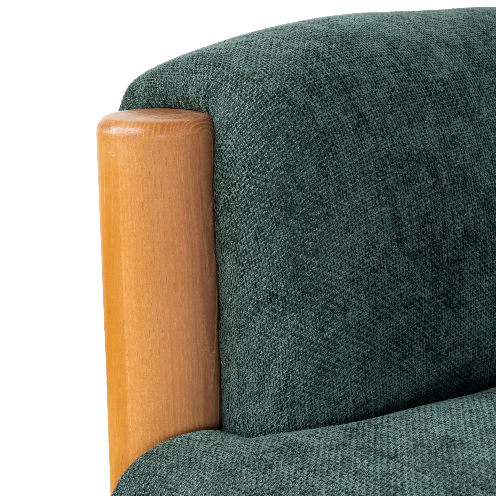 Luca Natural Armchair - Bush Green Armchair Nicki-Core