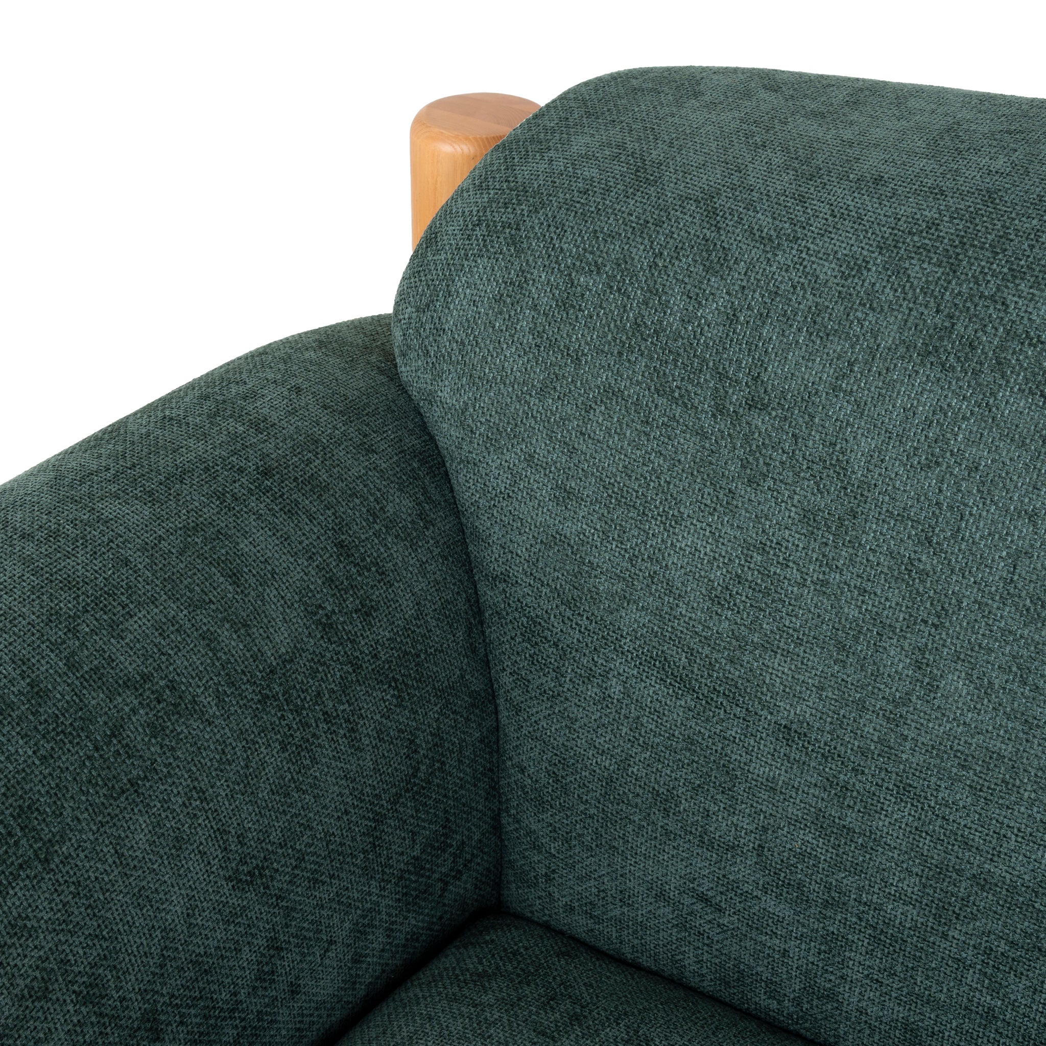 Luca Natural Armchair - Bush Green Armchair Nicki-Core