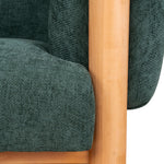 Luca Natural Armchair - Bush Green Armchair Nicki-Core