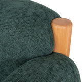 Luca Natural Armchair - Bush Green Armchair Nicki-Core
