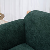 Luca Natural Armchair - Bush Green Armchair Nicki-Core
