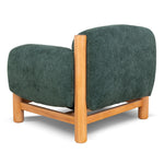 Luca Natural Armchair - Bush Green Armchair Nicki-Core