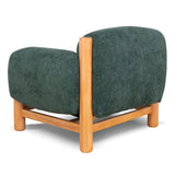 Luca Natural Armchair - Bush Green Armchair Nicki-Core