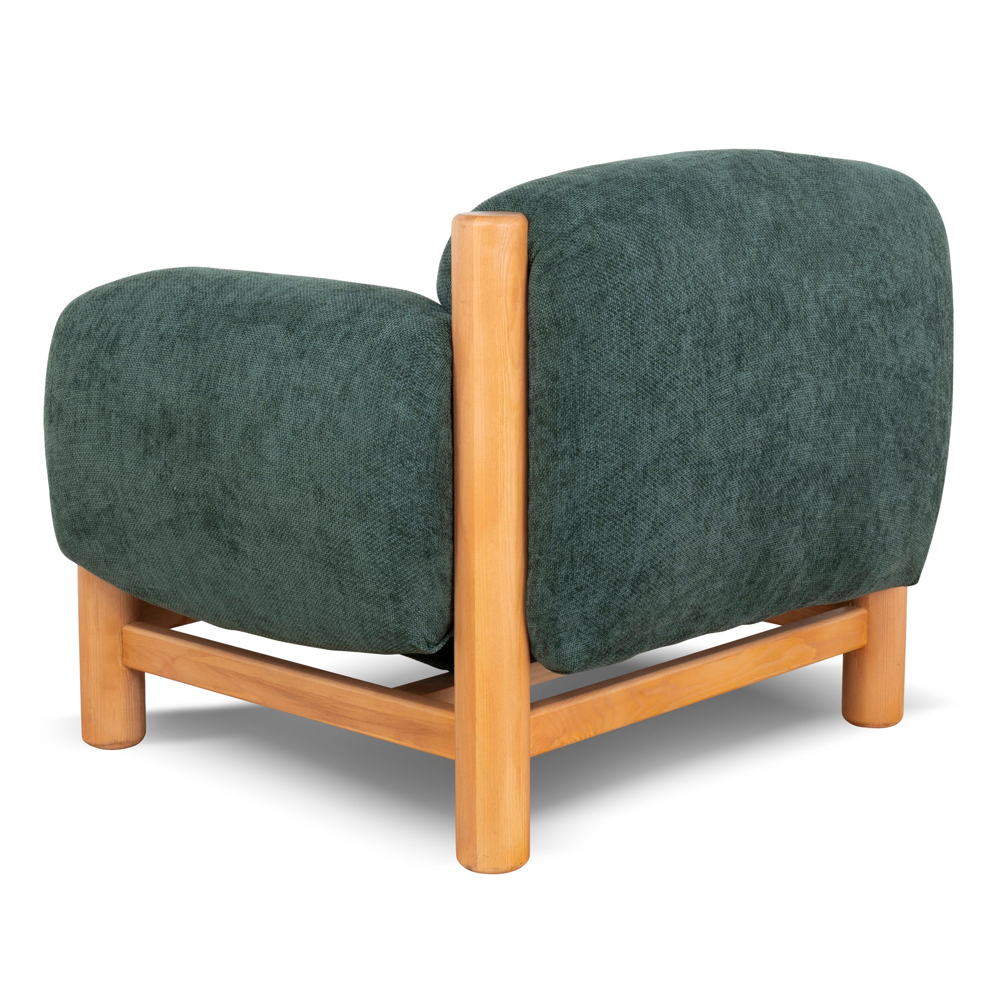 Luca Natural Armchair - Bush Green Armchair Nicki-Core