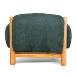 Luca Natural Armchair - Bush Green Armchair Nicki-Core