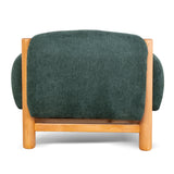 Luca Natural Armchair - Bush Green Armchair Nicki-Core
