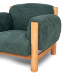 Luca Natural Armchair - Bush Green Armchair Nicki-Core