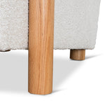 Ex Display - Lazycave Oak Armchair - Off White Boucle Armchair MYI-Core