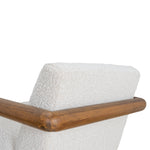 Lazycave Walnut Armchair - Off White Boucle Armchair MYI-Core