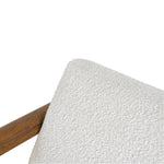 Lazycave Walnut Armchair - Off White Boucle Armchair MYI-Core