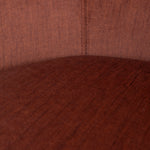 Odin Fabric Swivel Armchair - Soft Rust Armchair Casa-Core