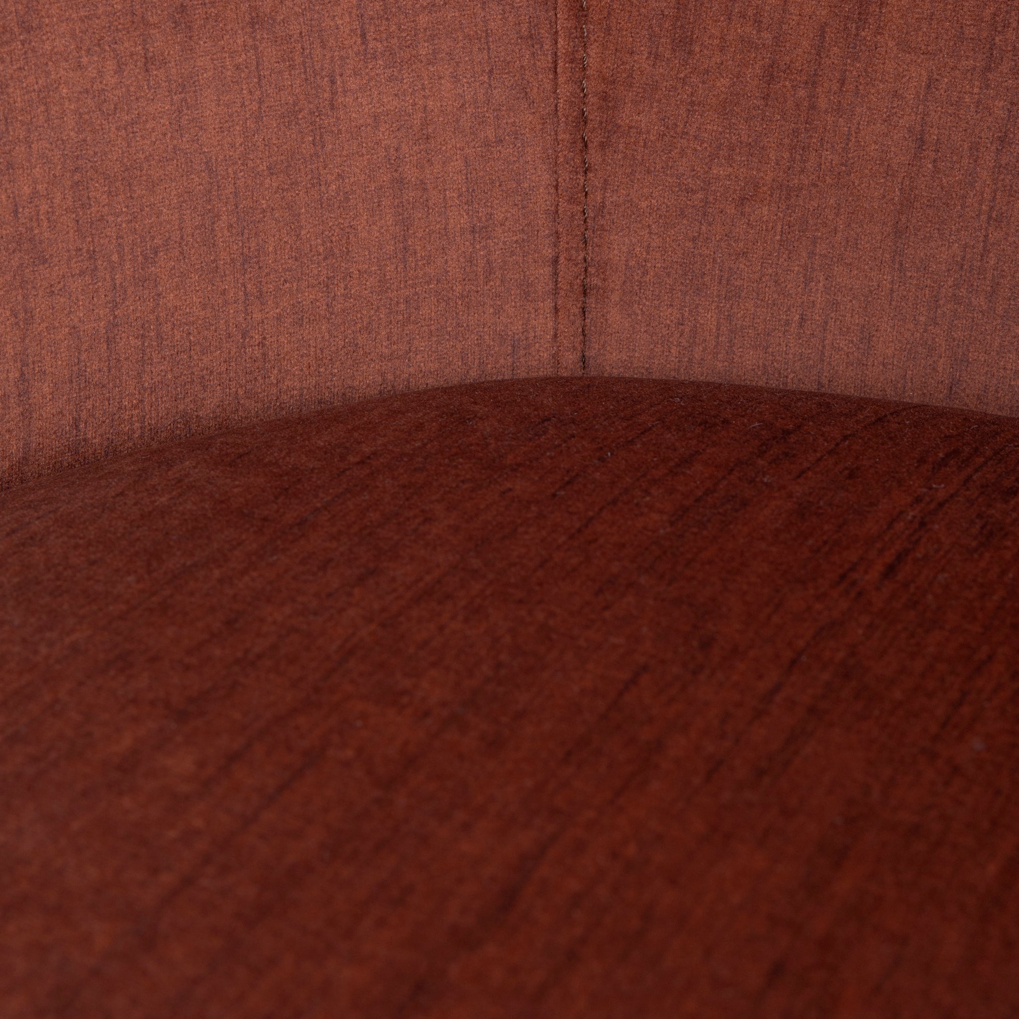 Odin Fabric Swivel Armchair - Soft Rust Armchair Casa-Core