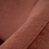 Odin Fabric Swivel Armchair - Soft Rust Armchair Casa-Core
