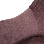 Alvis Fabric Armchair - Plum Armchair Casa-Core