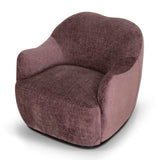 Alvis Fabric Armchair - Plum Armchair Casa-Core