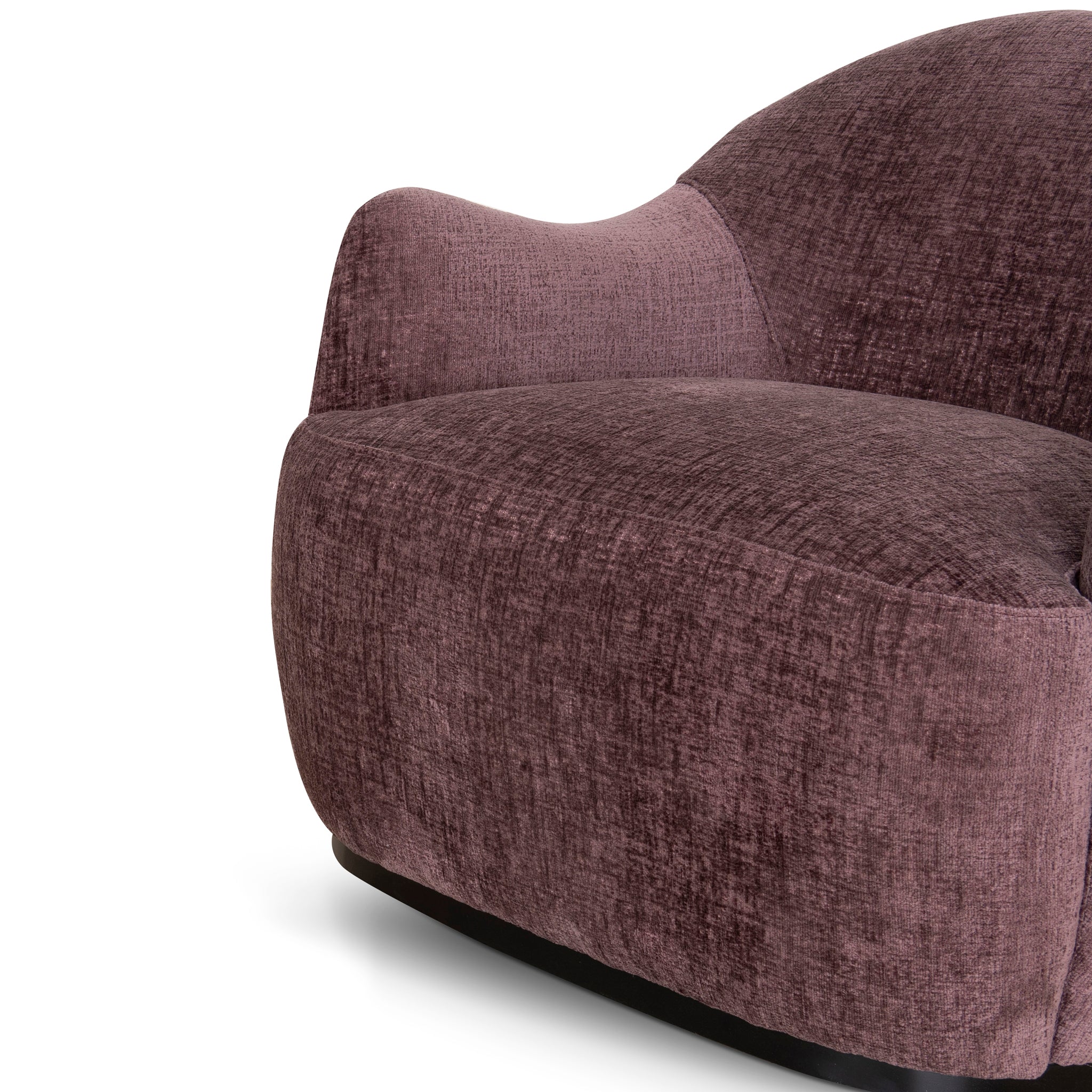 Alvis Fabric Armchair - Plum Armchair Casa-Core