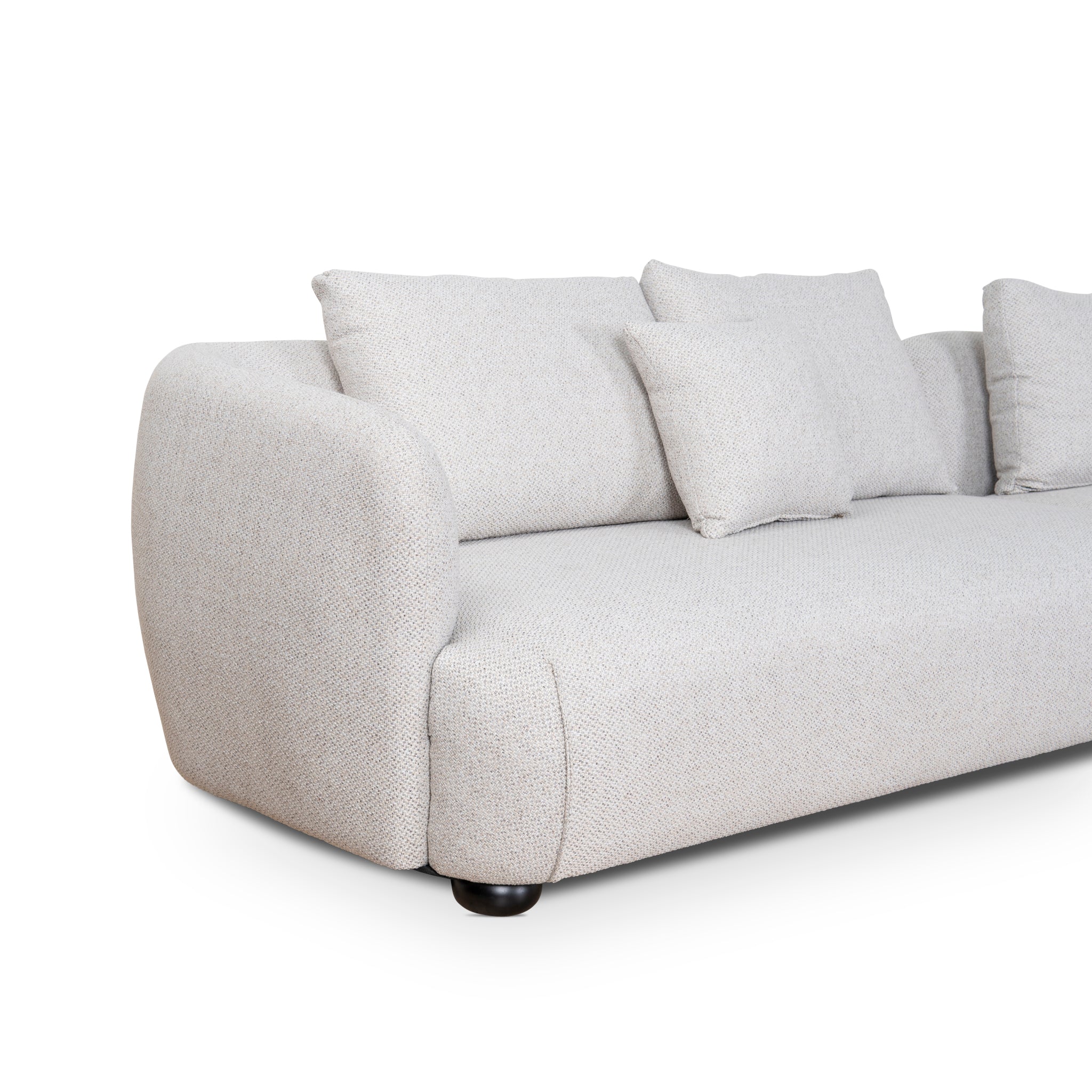 Marius 3 Seater Right Chaise Sofa - Sterling Sand Sofa Casa-Core