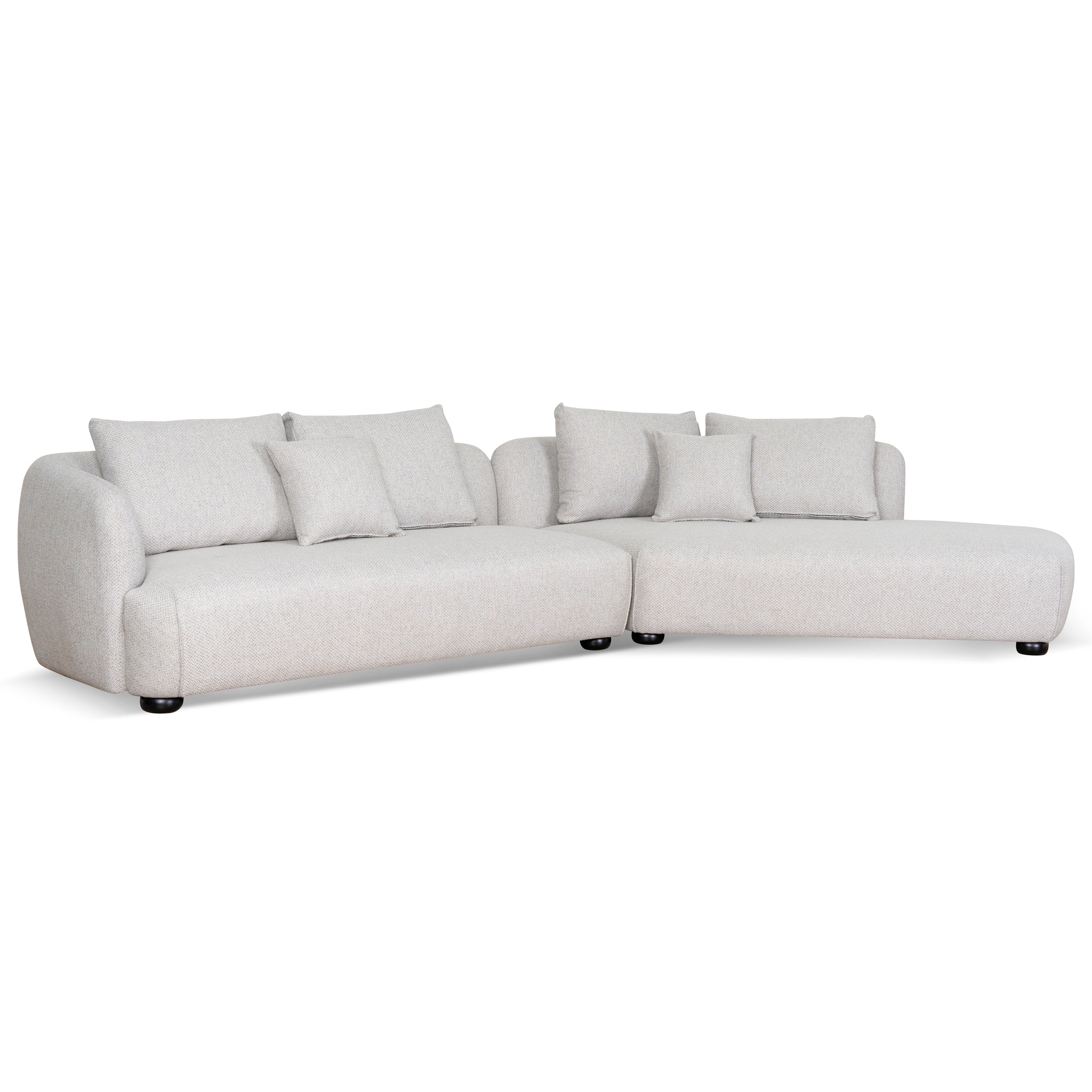 Marius 3 Seater Right Chaise Sofa - Sterling Sand Sofa Casa-Core