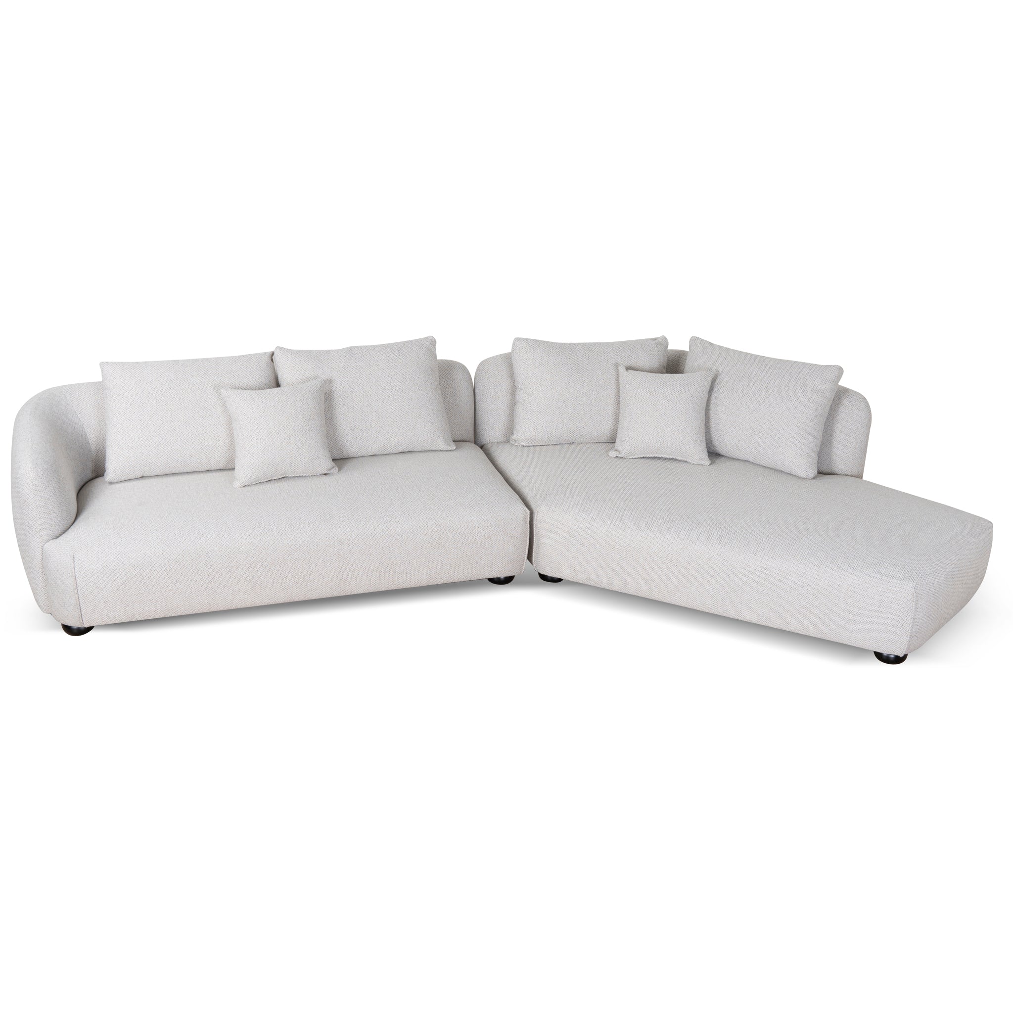 Marius 3 Seater Right Chaise Sofa - Sterling Sand Sofa Casa-Core