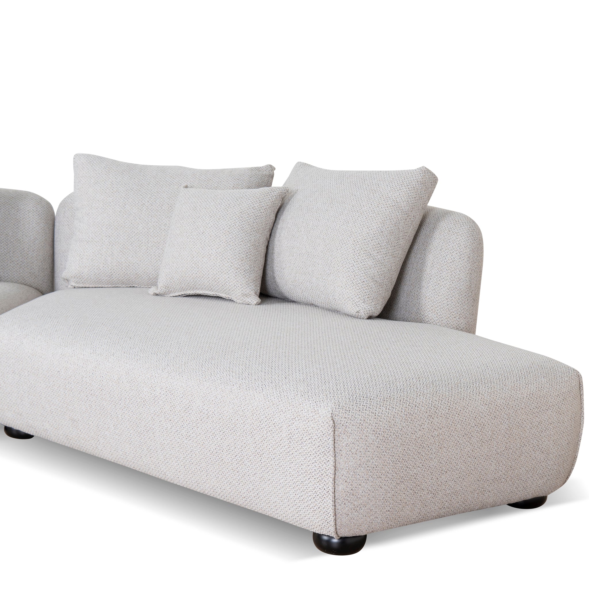 Marius 3 Seater Right Chaise Sofa - Sterling Sand Sofa Casa-Core