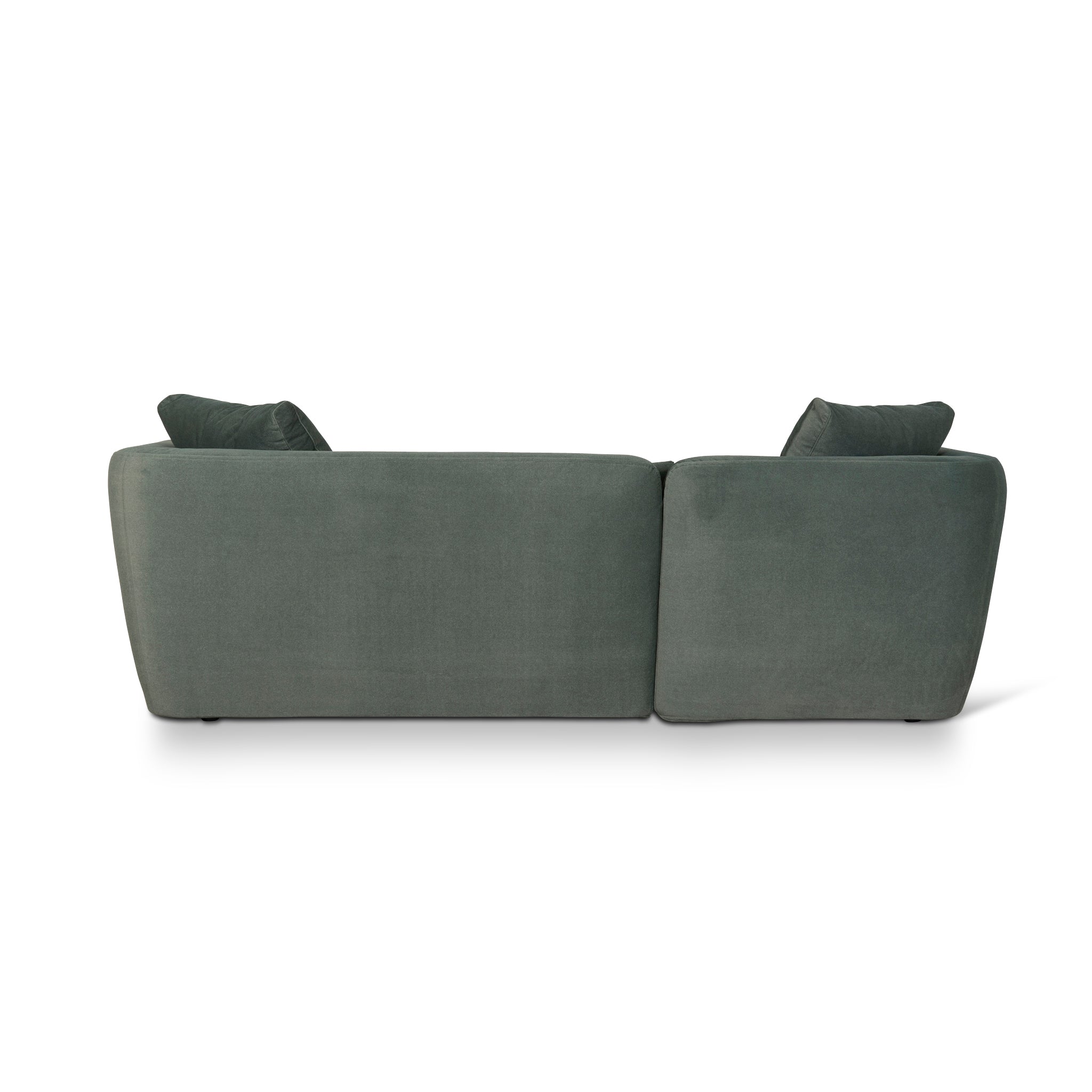 Willian 3 Seater Fabric Sofa - Burnt Green Sofa Yay Sofa-Core
