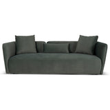 Willian 3 Seater Fabric Sofa - Burnt Green Sofa Yay Sofa-Core