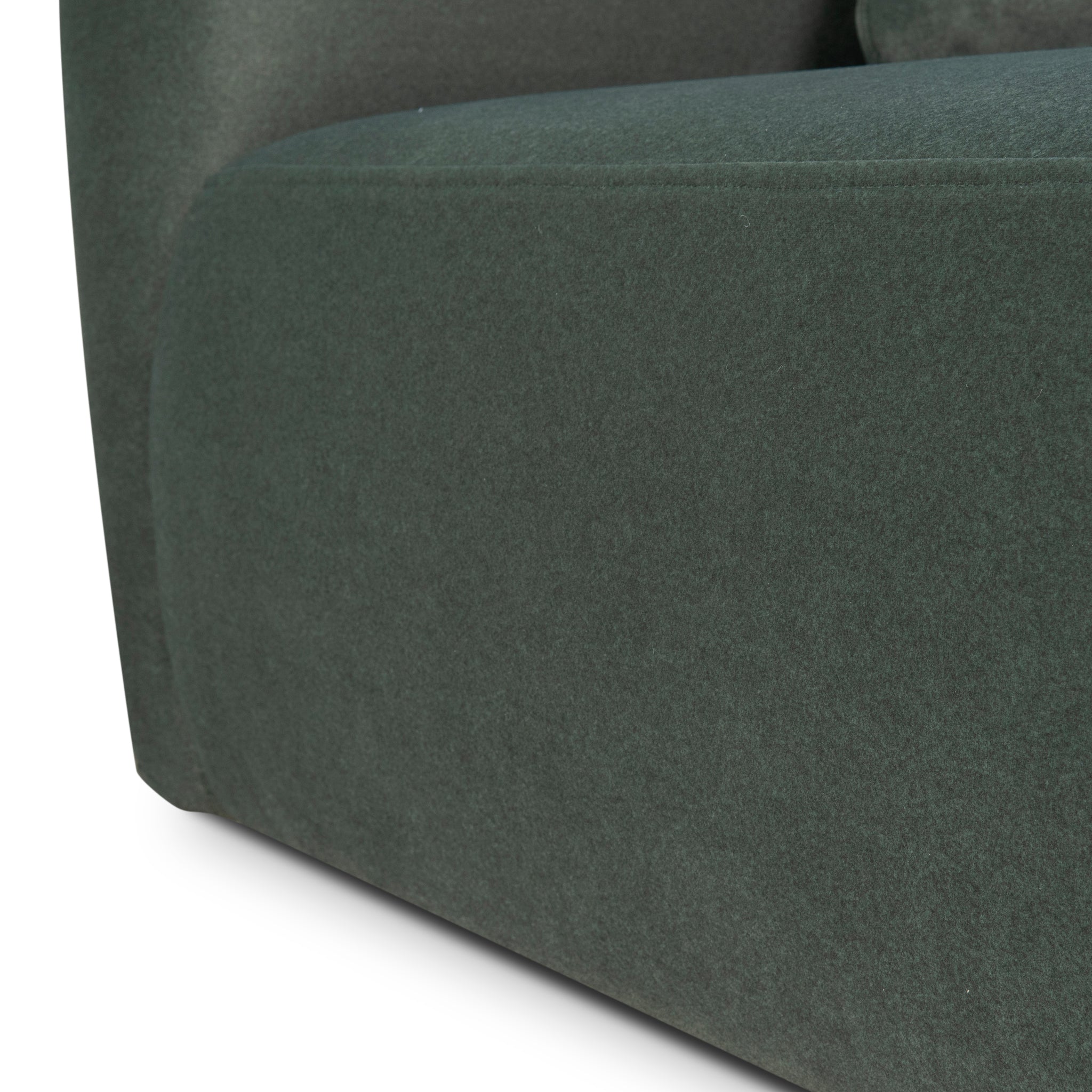 Willian 3 Seater Fabric Sofa - Burnt Green Sofa Yay Sofa-Core