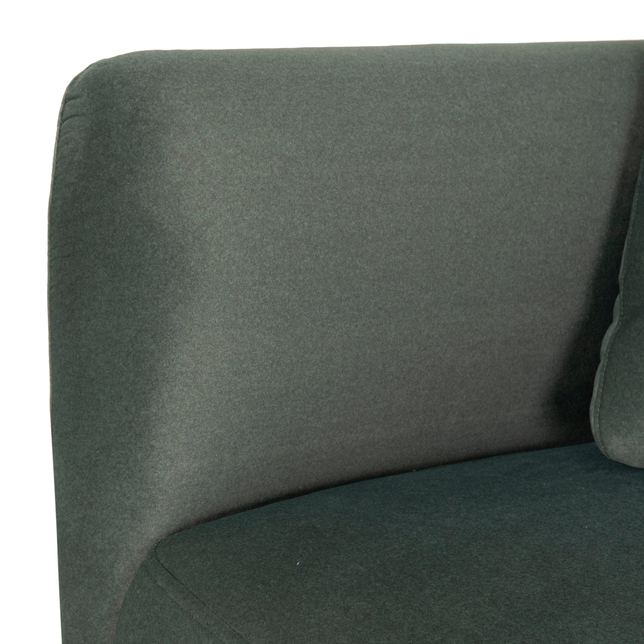 Willian 3 Seater Fabric Sofa - Burnt Green Sofa Yay Sofa-Core