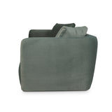 Willian 3 Seater Fabric Sofa - Burnt Green Sofa Yay Sofa-Core