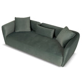 Willian 3 Seater Fabric Sofa - Burnt Green Sofa Yay Sofa-Core