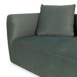 Willian 3 Seater Fabric Sofa - Burnt Green Sofa Yay Sofa-Core