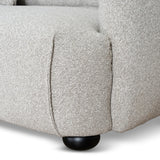 Marius 3 Seater Left Chaise Sofa - Clay Grey Chaise Lounge Casa-Core