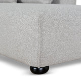 Marius 3 Seater Left Chaise Sofa - Clay Grey Chaise Lounge Casa-Core