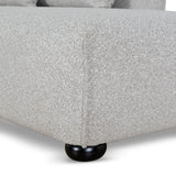 Marius 3 Seater Left Chaise Sofa - Clay Grey Chaise Lounge Casa-Core