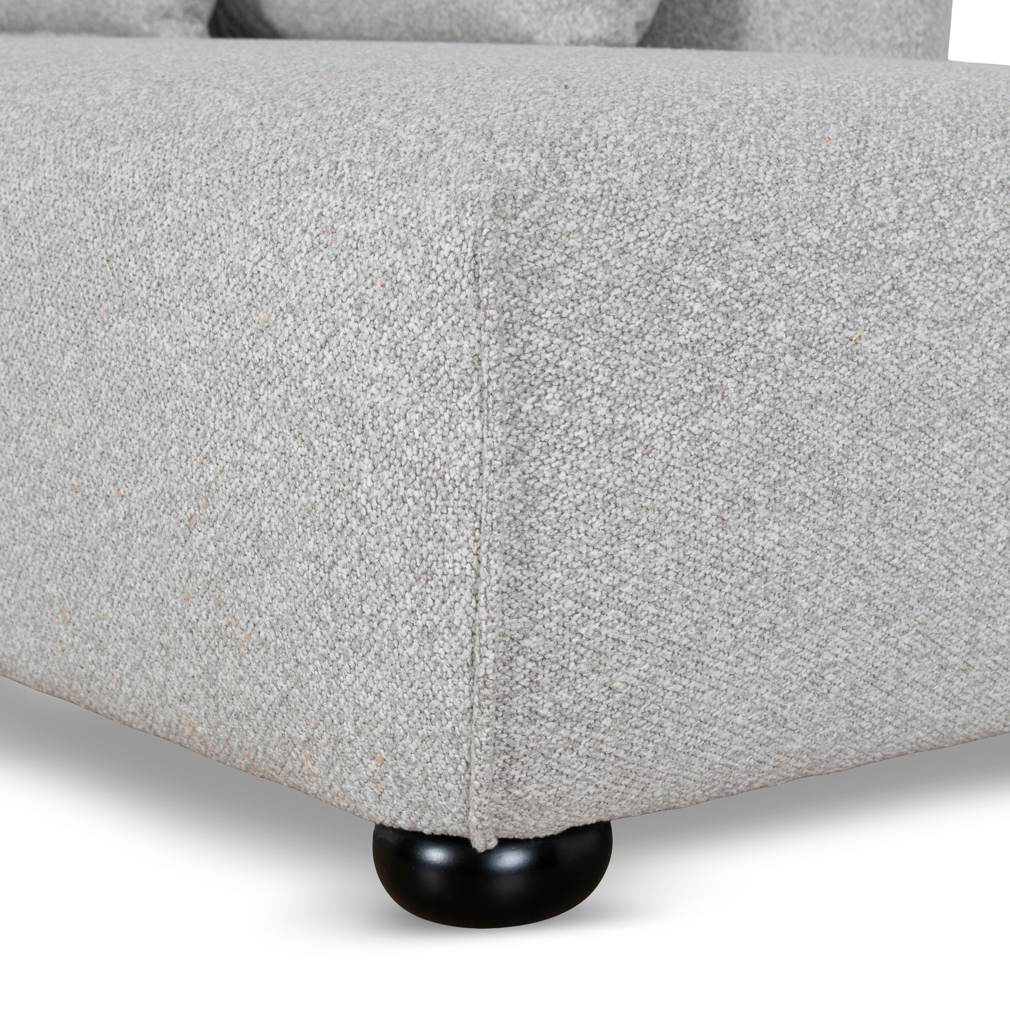 Marius 3 Seater Left Chaise Sofa - Clay Grey Chaise Lounge Casa-Core