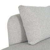 Marius 3 Seater Left Chaise Sofa - Clay Grey