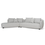 Marius 3 Seater Left Chaise Sofa - Clay Grey Chaise Lounge Casa-Core