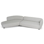 Marius 3 Seater Left Chaise Sofa - Clay Grey Chaise Lounge Casa-Core