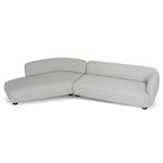 Marius 3 Seater Left Chaise Sofa - Clay Grey Chaise Lounge Casa-Core