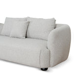 Marius 3 Seater Left Chaise Sofa - Clay Grey Chaise Lounge Casa-Core