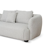 Marius 3 Seater Left Chaise Sofa - Clay Grey Chaise Lounge Casa-Core