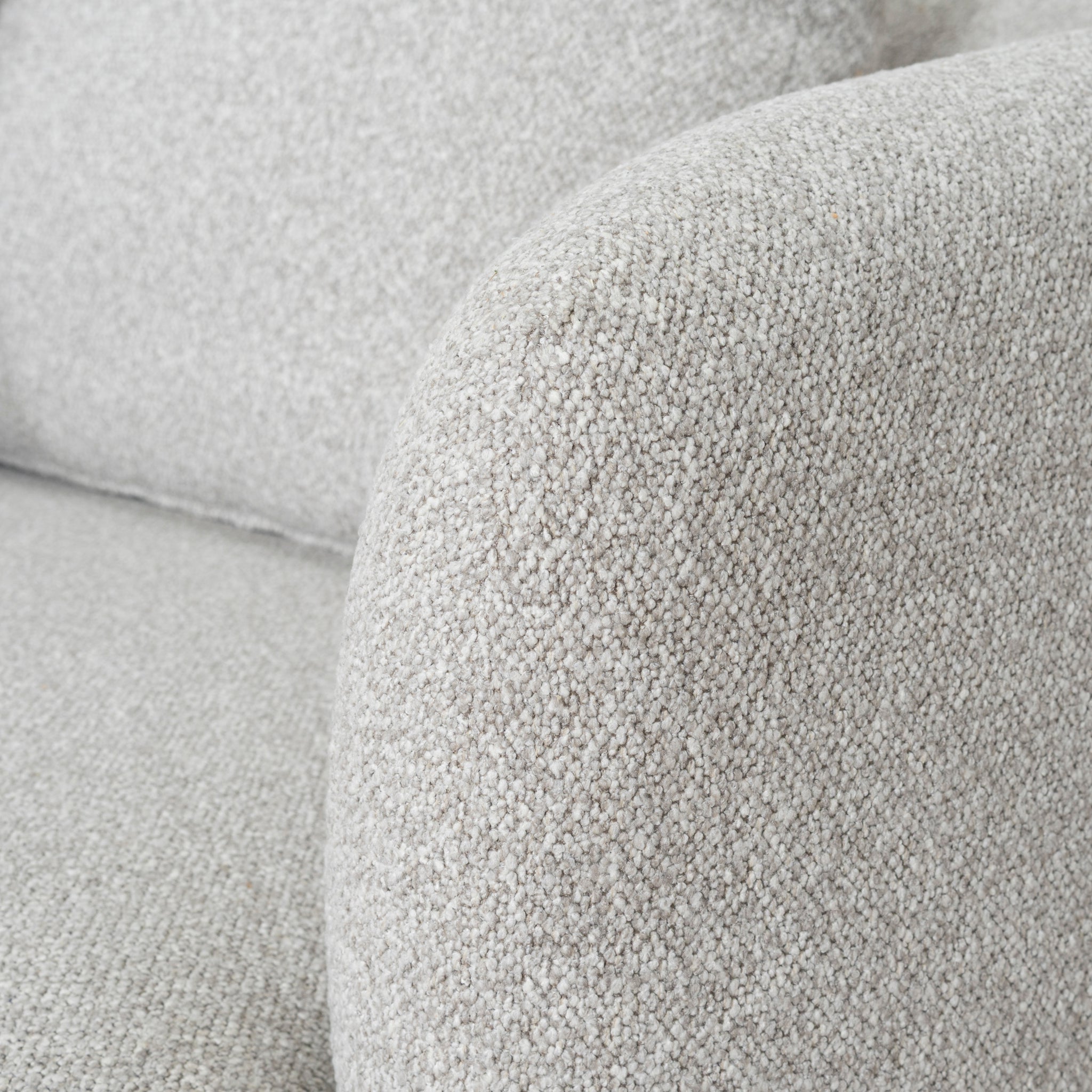 Marius 3 Seater Left Chaise Sofa - Clay Grey Chaise Lounge Casa-Core