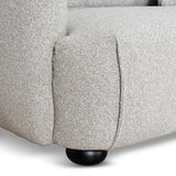 Marius 3 Seater Right Chaise Sofa - Clay Grey Chaise Lounge Casa-Core