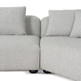 Marius 3 Seater Right Chaise Sofa - Clay Grey Chaise Lounge Casa-Core