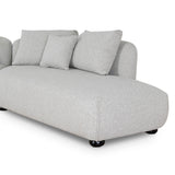 Marius 3 Seater Right Chaise Sofa - Clay Grey Chaise Lounge Casa-Core